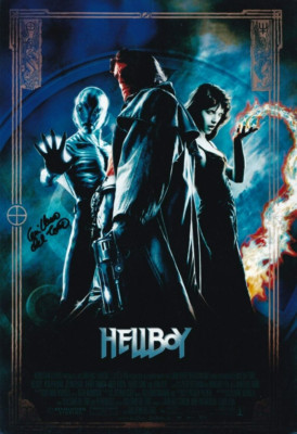 GUILLERMO DEL TORO signed Autogramm 20x30cm HELLBOY in Person autograph COA