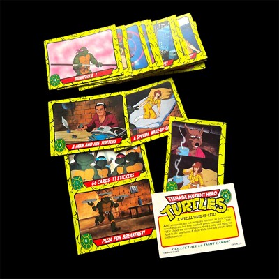 Teenage Mutant Ninja Turtles (TMNT) Topps 1990 TV Trade Card - Pick your Card/s