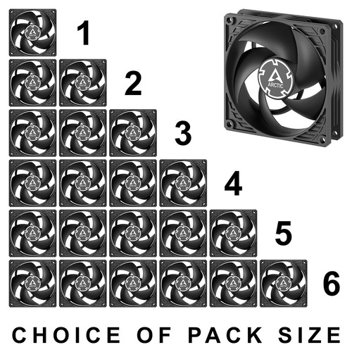 Arctic P9 PWM PST 92mm Case Fan 200-3000 RPM 38.83 CFM 12V 4-Pin Black Pack - 第 1/12 張圖片