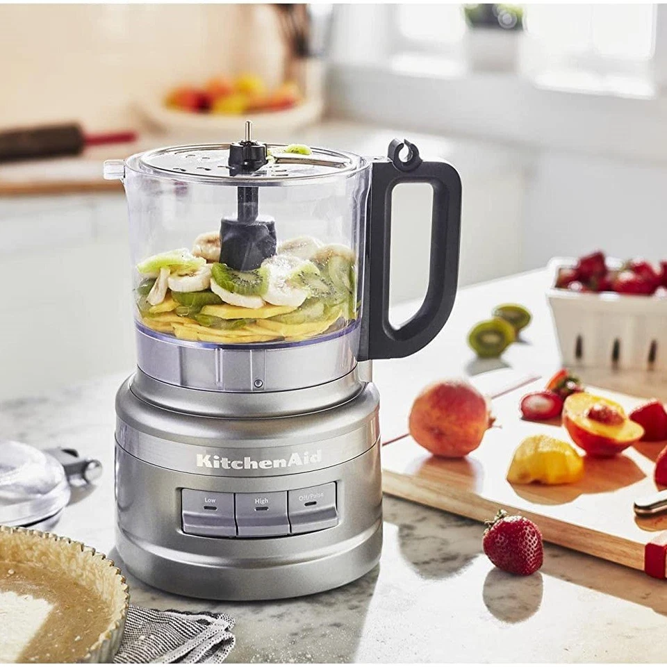 KitchenAid Base 7-Cup Food Processor | Contour Silver - Image 3 of 4