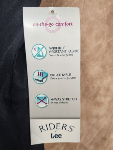 XL Riders by Lee Casual Vest Tie Waist Breathable Stretch Fabric Black - Picture 5 of 7