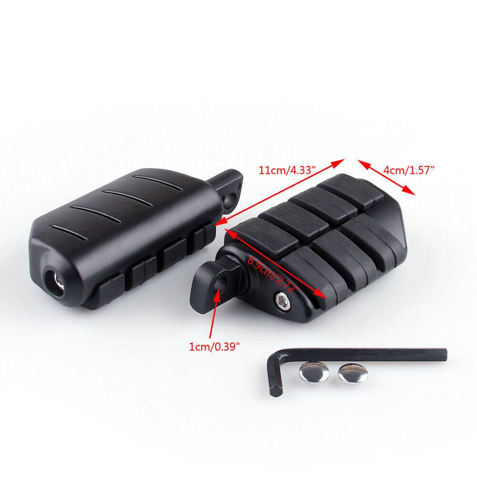 7963 Dually Footpegs For Softail Sportster Dyna Glide Fat Boy Road King B - Изображение 2 из 3