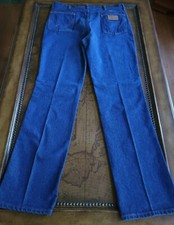 Wrangler Vintage Men's Cowboy Cut Slim Fit Jeans Size Fit 34x33 936DEN USA