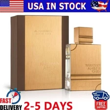 US Stock Ship-2025 Amber Oud Gold Edition By Al Haramain EDP 2 Oz Perfume Unisex
