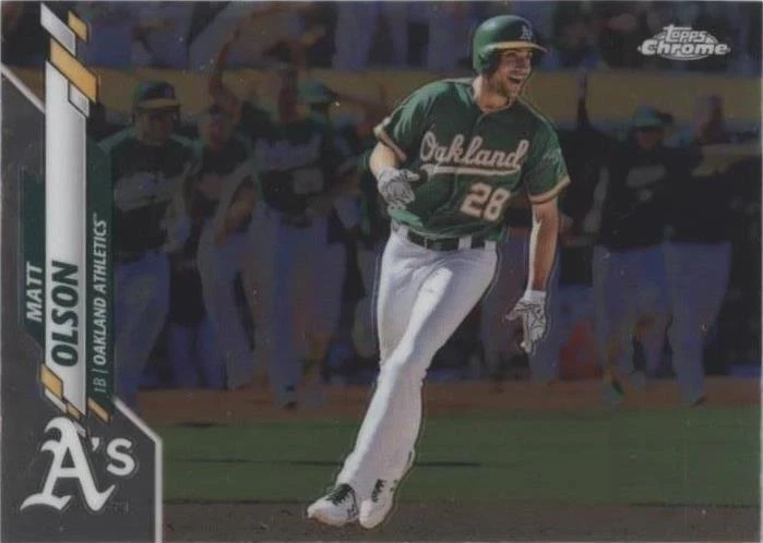 Matt Olson Oakland Athletics Baseball Sports Trading Cards