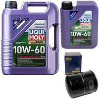 MotoröL Set 10W-60 Liqui Moly 6 Liter + ÖLfilter FüR Toyota Land Cruiser Hiace