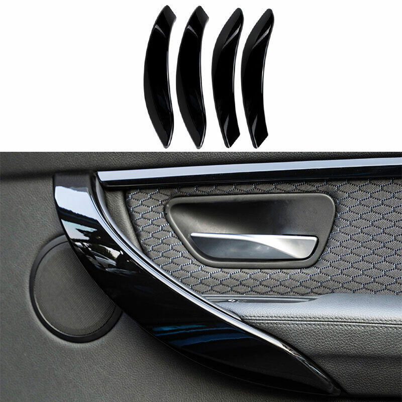 For 20132019 BMW 3 4 Series GT ABS Black Interior Door Armrest Cover Trim 4PCS eBay