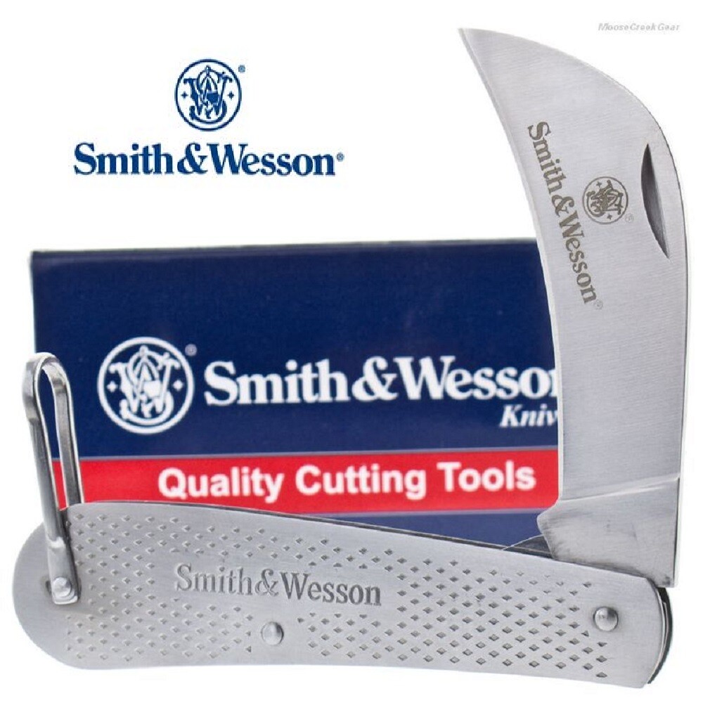 Smith & Wesson Hawkbill Liner Lock Utility Knife New Old Stock w Box