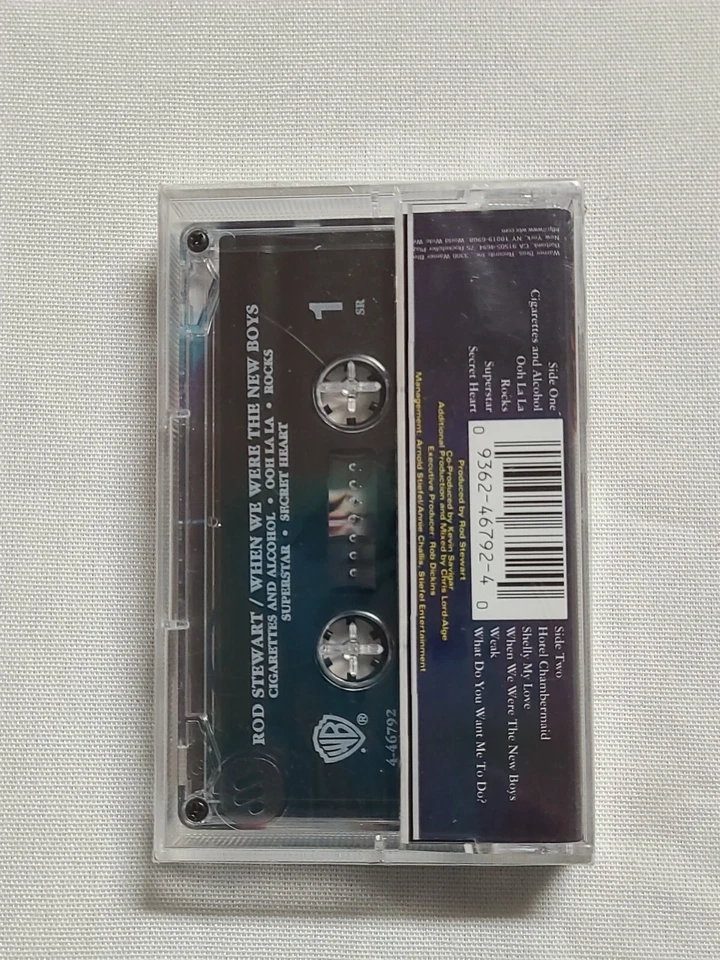 SEALED Rod Stewart - When We Were The New Boys Cassette ca32 - Image 2 of 2