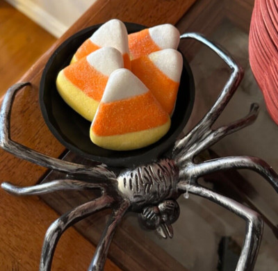 4~Handmade Faux Candy Corn Halloween Cookies