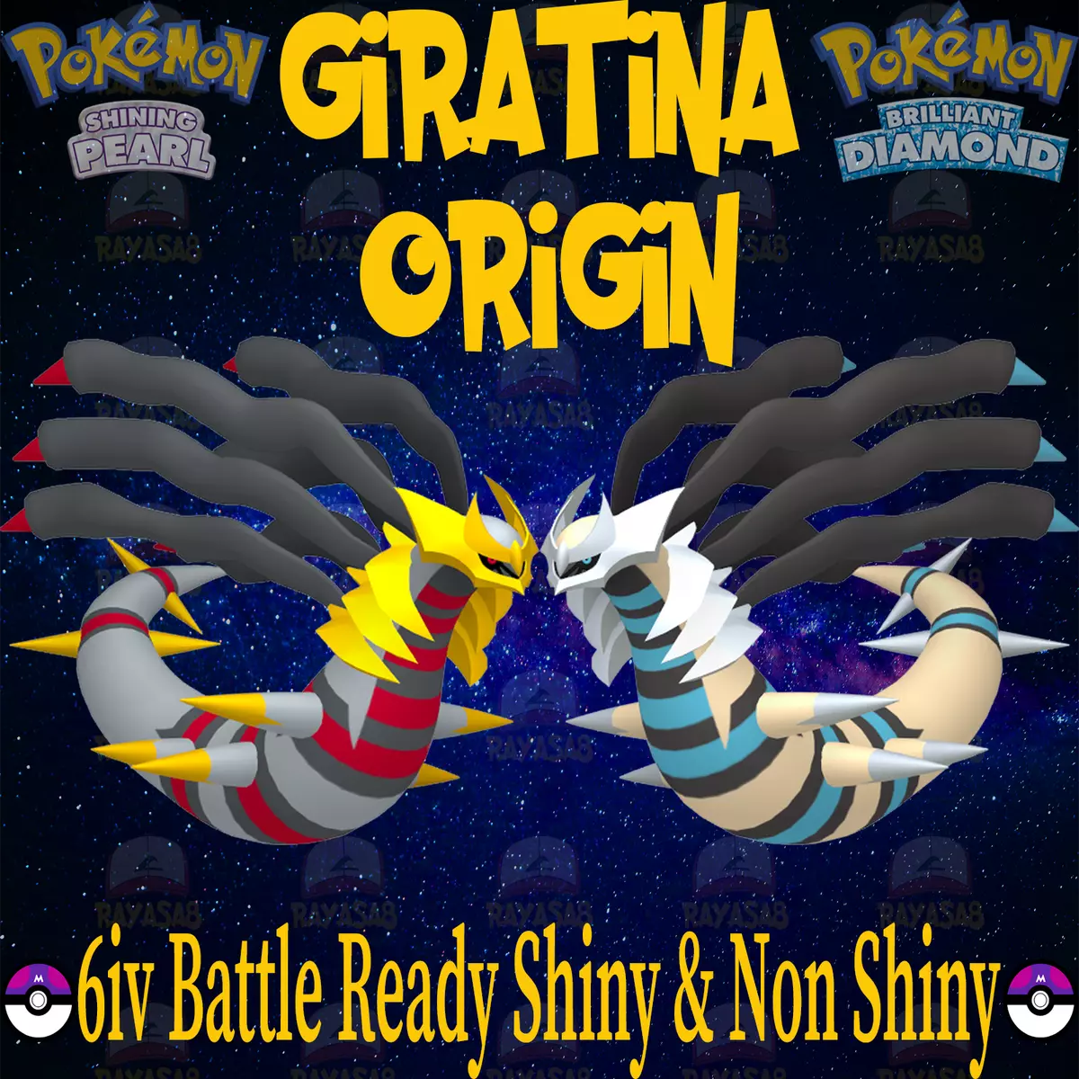 Shiny GIRATINA Origin Form 6IV Legendary / Pokemon Brilliant