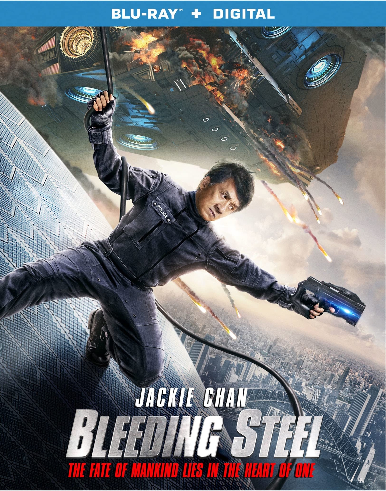 BLEEDING STEEL (Blu-ray) Jackie Chan Callan Mulvey Tess Haubrich Chris Bartlett