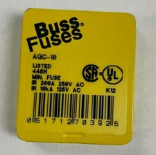 Cooper Bussman - Buss Fuses AGC-10 (5 Pack)