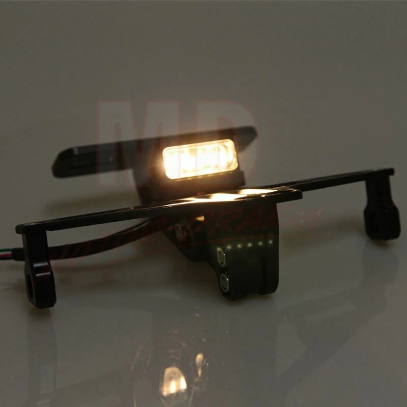 Motorcycle Fender Eliminator CNC License Plate Holder Bracket W/ LED Tail Lights - Image 4 of 4