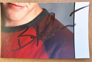 Bret Harrison signed cut Reaper The Loop Grounded for Life Mom