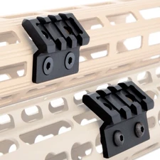 45 Degree Offset Mount Flashlight Rail Mount Fit MLok Keymod Rail For M300 M600