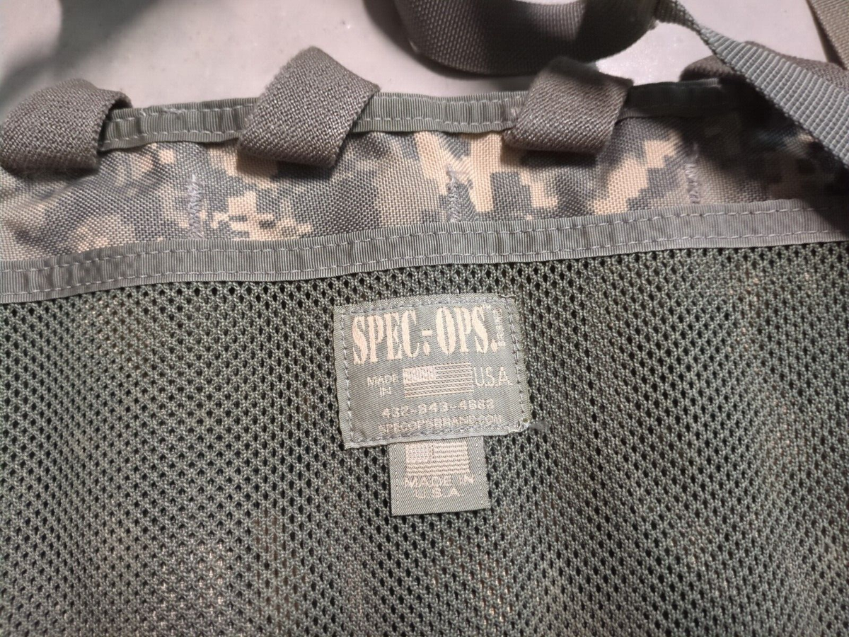 SPEC-OPS Tactical Military MOUT Chest Rig x8 Mag Harness Pouch UCP