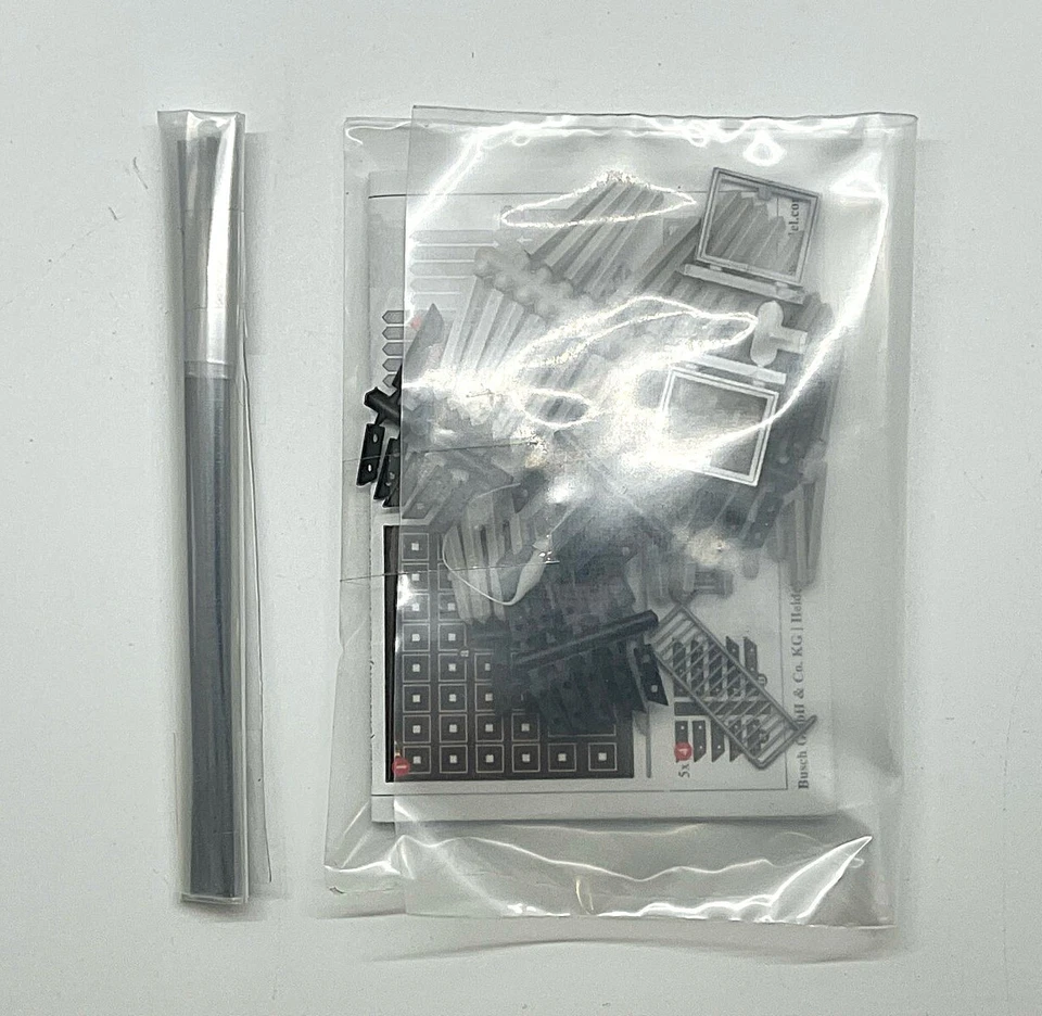 Moderner Stahlrohrzaun 480mm HO/OO Spur Busch 1022 - Bild 3 von 4