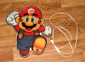 1992 Nintendo Vintage Super Mario Lamp Sign SNES NES Donkey Kong Land World Toad