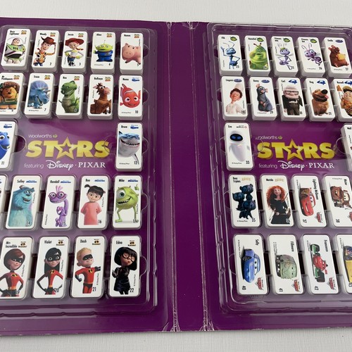 Woolworths Stars Pixar Domino Collectors Case with Complete Set Dominos - Picture 7 of 13