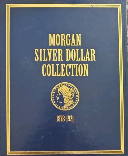 Morgan Silver Dollar Collection 1878-1921 Album with Coins $1 Silver Uncertified