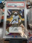 2024 WILD CARD AUTO MANIA FOIL-AMERICAN FLAG AUTO #TH TRAVIS HUNTER 3/25 PSA 9