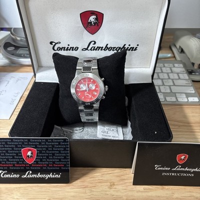 New -Authentic ￼Corino Lamborghini EN034.104 CF Watch
