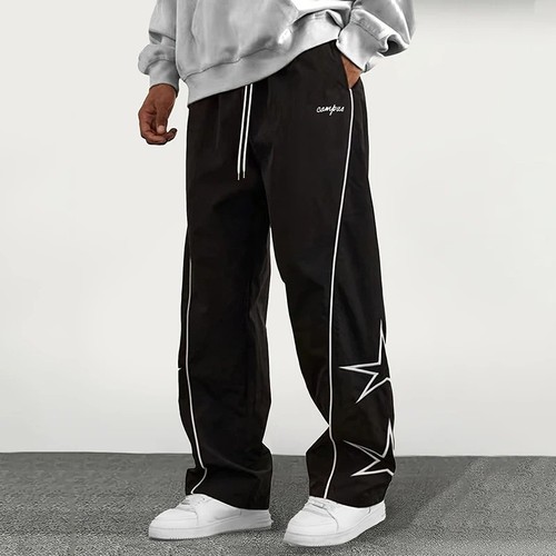 Men's Paratrooper Ice Silk Sports Pants Loose Fit Outdoor Casual Trousers - Picture 7 of 10