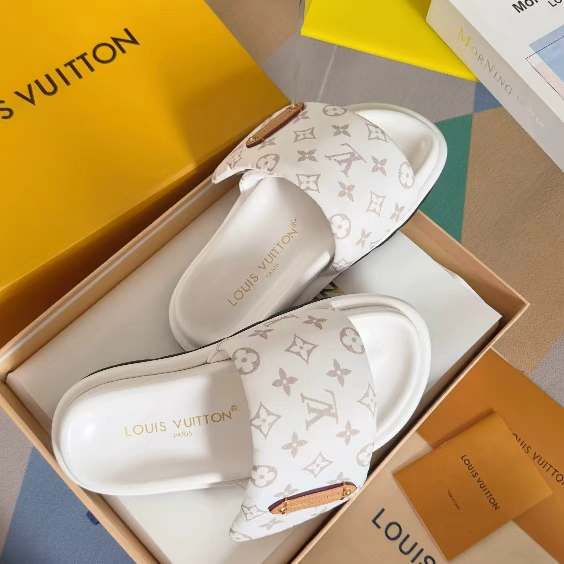 Madam, brand new Louis Vuitton 2026 puff pastry slip-on shoes | eBay