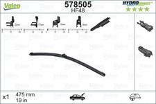 Valeo Scheibenwischer Vorne Links / Rechts für Audi A3 Q2 BMW F70 F45 2 ab 00->