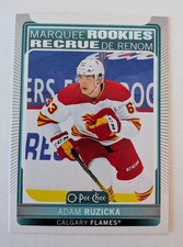 2021-22 O-Pee-Chee Update Marquee Rookies #650 Adam Ruzicka RC Calgary Flames 