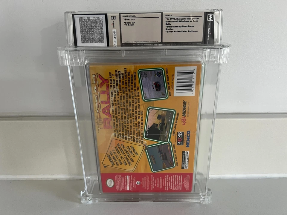 Top Gear Rally (Nintendo 64, N64) WATA 9.6 A+ New Sealed Graded CGC VGA PSA 1st! - Image 2 of 4