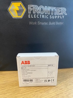 ABB SK1-11 Auxiliary Signal Contact 1NO 1NC Side Mount 690V Motor Protector