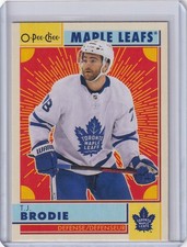 2022-23 OPC Hockey Retro #197 T.J. Brodie - Toronto Maple Leafs