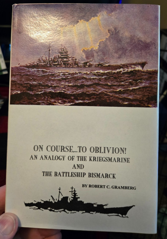 WWII German Battleship Bismarck Autograph Book & Picture