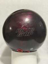 Roto Grip Hustle WINE 15 lbs Bowling Ball - Used - Drilled