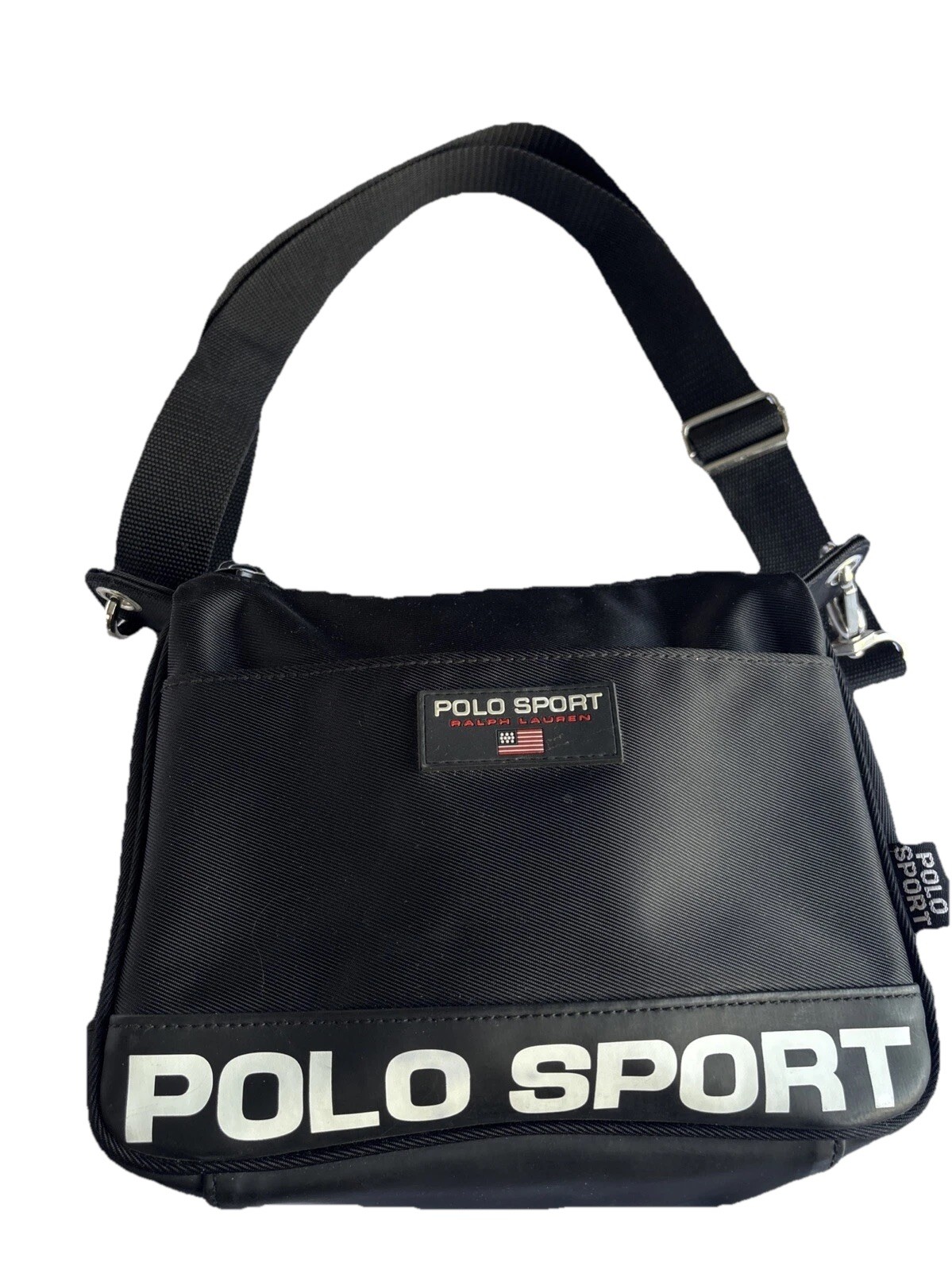 Vintage 90s Ralph Lauren Polo Sport Messenger Bag Cityboy Limited Edition Iconic