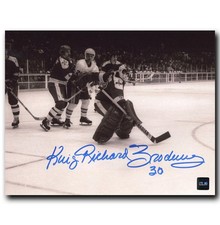 King Richard Brodeur Quebec Nordiques Autographed 8x10 Photo NO TARIFFS