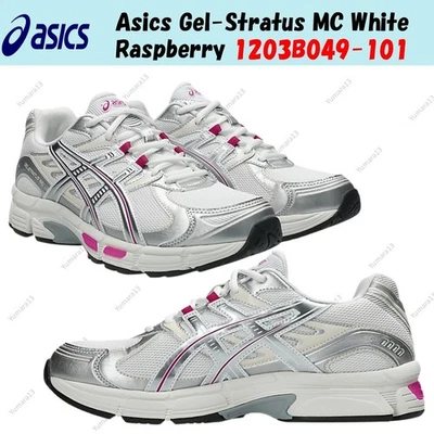 Taille homme Asics Gel-Stratus MC White Raspberry 1203B049-101 - Photo 1/4