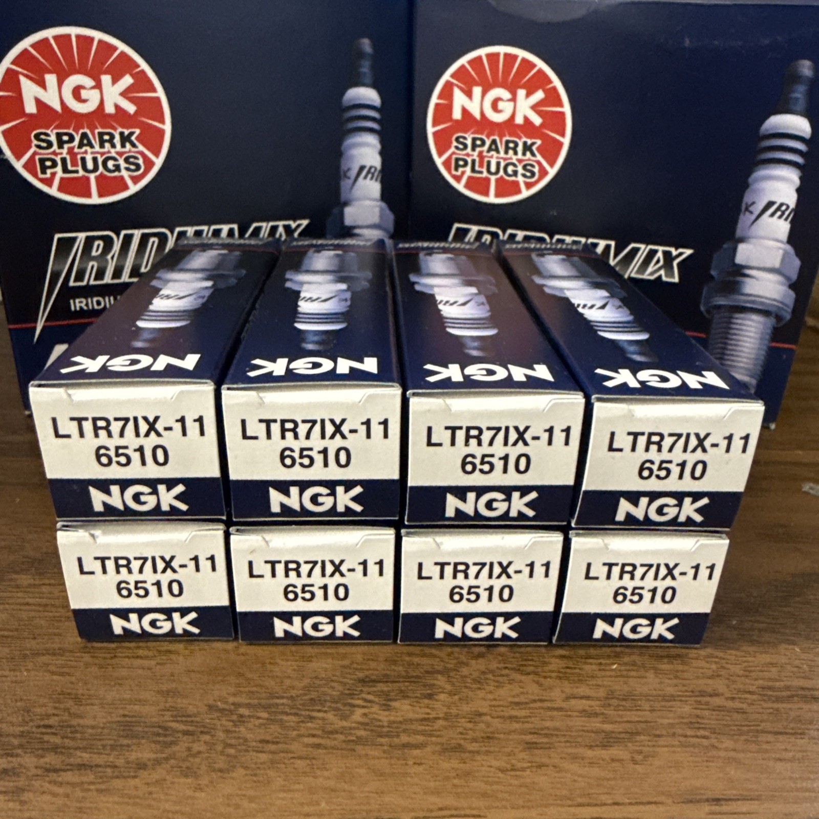 8 pc NGK 6510 LTR7IX-11 Iridium IX Spark Plugs for ITV22 5340 Ignition Wire ss