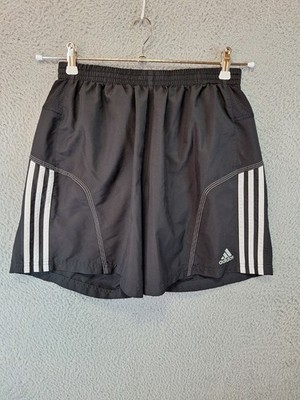 Adidas Running Shorts Mens M (Fits 26W) Black Response Climalite Mesh Lined 6''