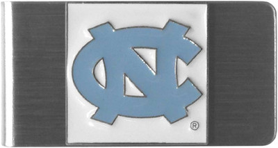 NCAA  Mens North Carolina Tar Heels Steel Money Clip One Size Team Color