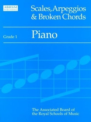 Scales, Arpeggios and Broken Chords: Grade 1: Piano, Abrsm, Good Book
