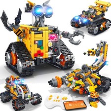 STEM Robotics Building Kit for Kids & Teens - 4 Unique Creative Robots, 588 Pcs