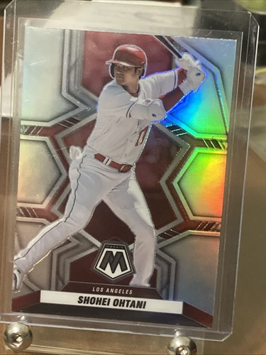 2022 Panini Mosaic Baseball #164 Shohei Ohtani Silver Prizm Los Angeles Dodgers