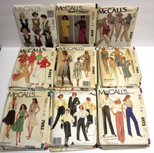 McCall's Pattern UNCUT U-Pick 9.75 Size 8 Blouse, Pant, Dress, Vest, Sportswear