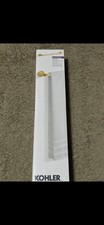 KOHLER R26687-2MB Cursiva 18-inch Towel Bar in Vibrant Brushed Moderne Brass