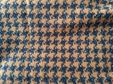 COUPON DE TISSU vintage "Pied de poule" pour Veste,Jupe etc