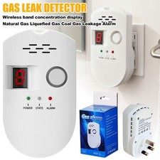 Digital Gas Leak Detector LPG LNG Alarm Natural Coal Gas Detector Kitchen Safety