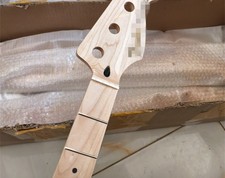 P Bass guitar neck 4 String 20Fret 34inch maple fingerboard dot inlay Gloss